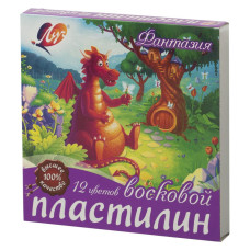 Пластилин Луч 25С 1523-08 Фантазия 12цв.