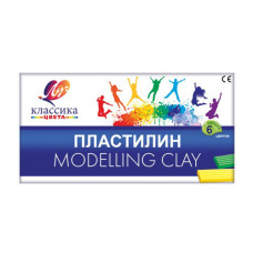 Пластилин Луч 12С 878-08 Классика 6цв. 120гр. стек картон.кор.