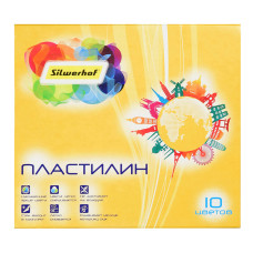 Пластилин Silwerhof Солнечная коллекция 10цв. 150гр. стек картон.кор.