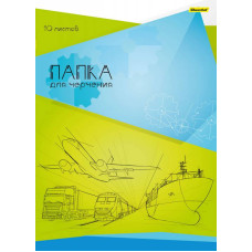 Папка для черчения Silwerhof 915027-24 A3 10л. бум.160г/м2