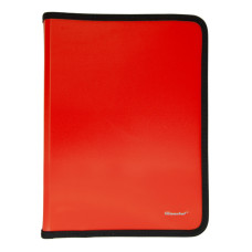 Папка для тетрадей Silwerhof 671952 Neon A5 210х260х25мм 1отд. оранжевый пластик на молнии