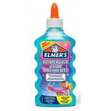 Клей-гель Elmers 2077252 блестки голубые прозрачный
