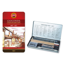 Набор для рисования Koh-I-Noor Gioconda 8890 8890000001PLRU (10 предметов) метал.кор.