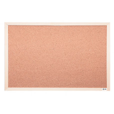 Доска пробковая Cactus CS-CWBD-60X90 пробковая коричневый 60x90см деревянная рама пробка